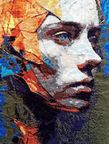 Original Abstract Women Mixed Media by Anastasiia Yurkova