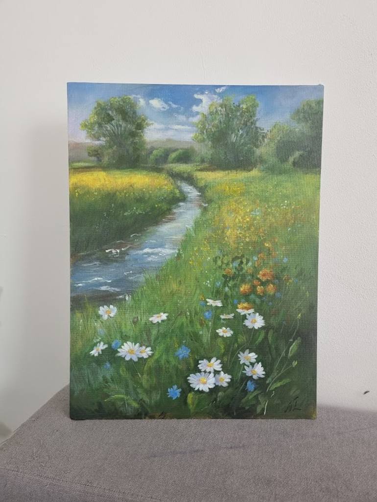 Original Realism Nature Painting by Nina Lazar