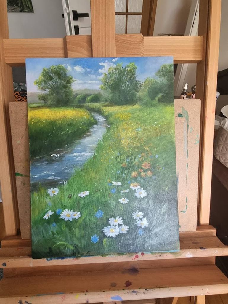 Original Realism Nature Painting by Nina Lazar