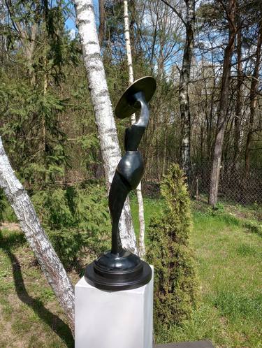 Original Cubism Women Sculpture by Iwona Biela Panufnik