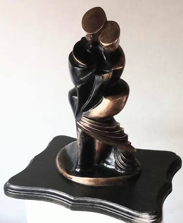 Original Cubism Love Sculpture by Iwona Biela Panufnik