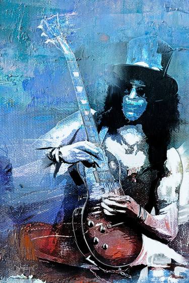 Original Abstract Expressionism Pop Culture/Celebrity Paintings by Yaani Jaani