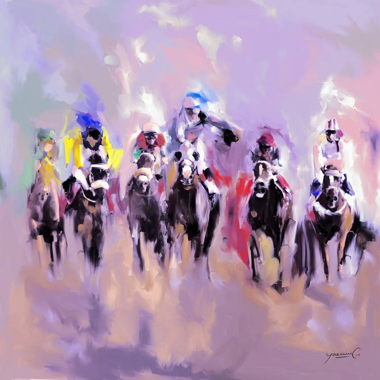 Print of Abstract Expressionism Sports Paintings by Yaani Jaani