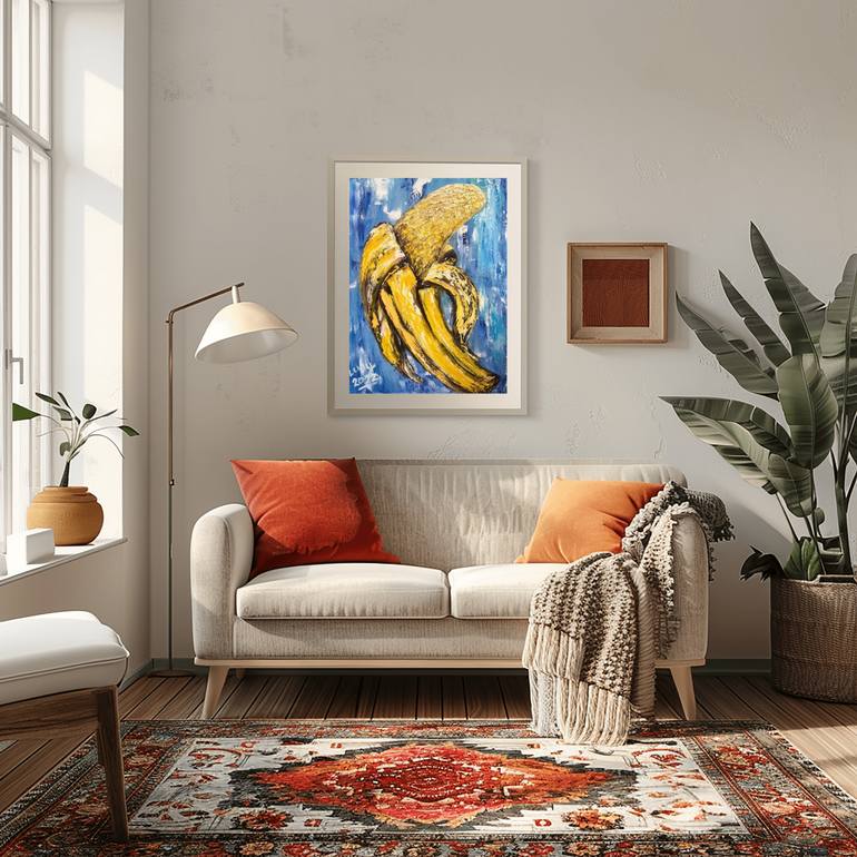 Original Abstract Food & Drink Painting by Lucy Moon