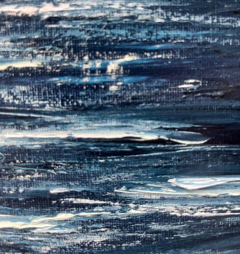 Original Abstract Seascape Painting by Lucy Moon