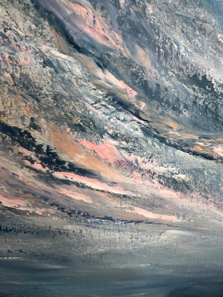 Original Abstract Language Painting by Lucy Moon
