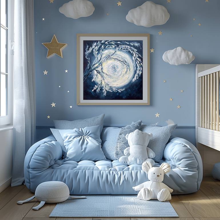 Original Abstract Nature Painting by Lucy Moon