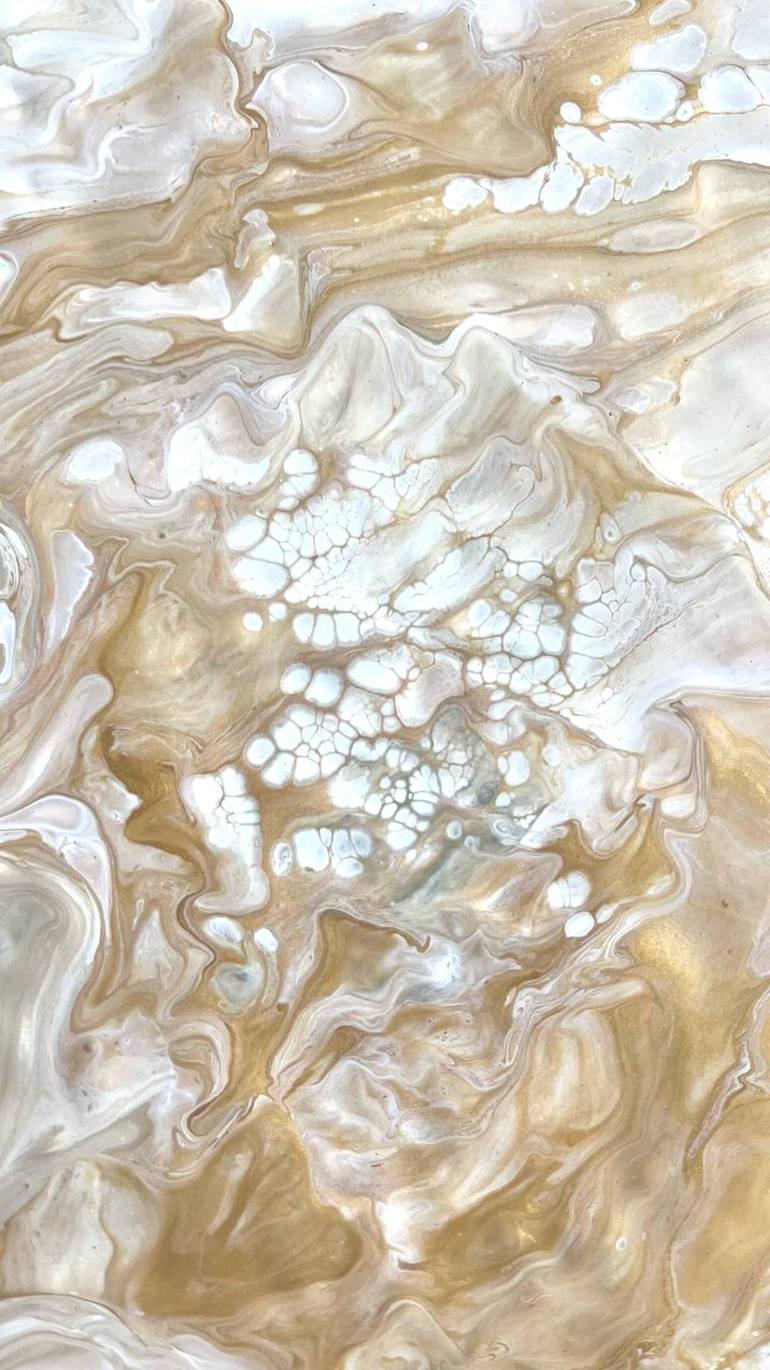 Original Algorithmic Abstract Painting by Lucy Moon