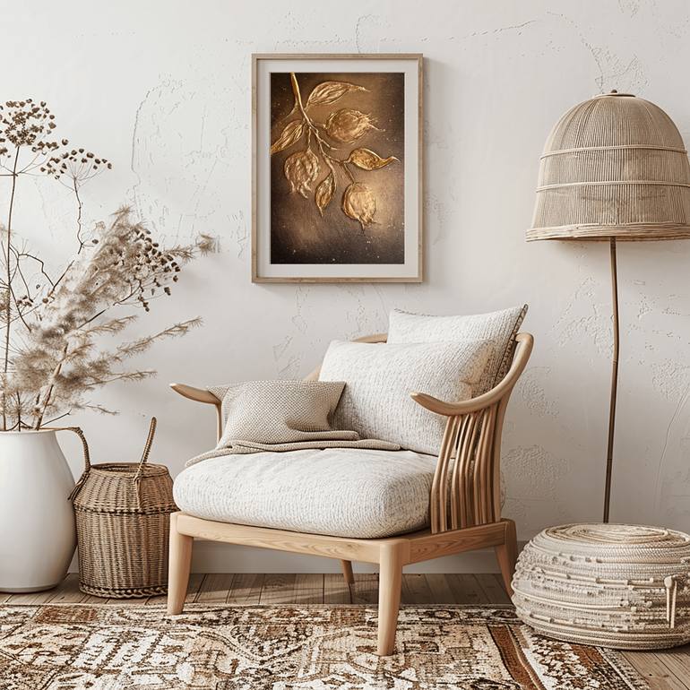 Original Art Deco Nature Painting by Lucy Moon