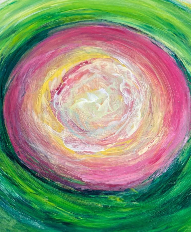 Original Abstract Outer Space Painting by Lucy Moon