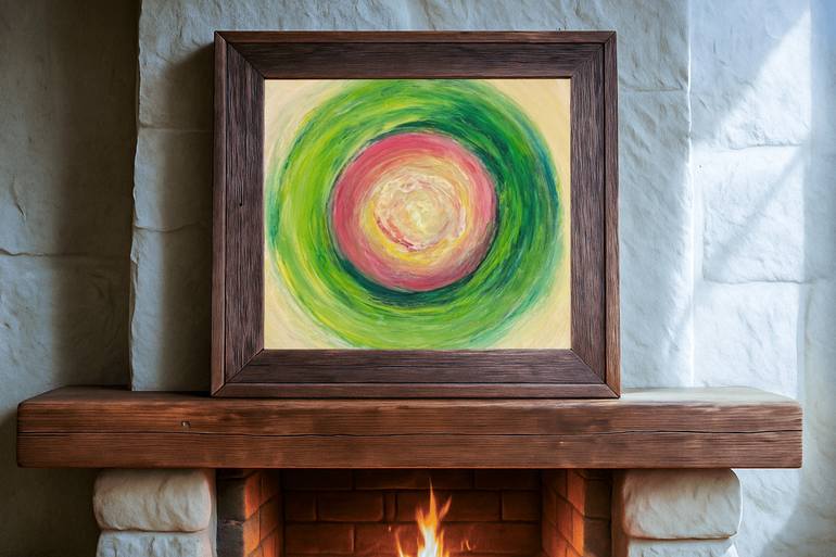 Original Abstract Outer Space Painting by Lucy Moon