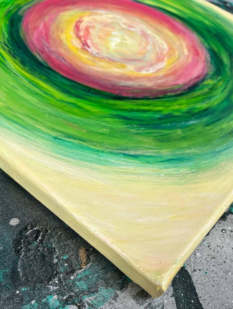 Original Abstract Outer Space Painting by Lucy Moon