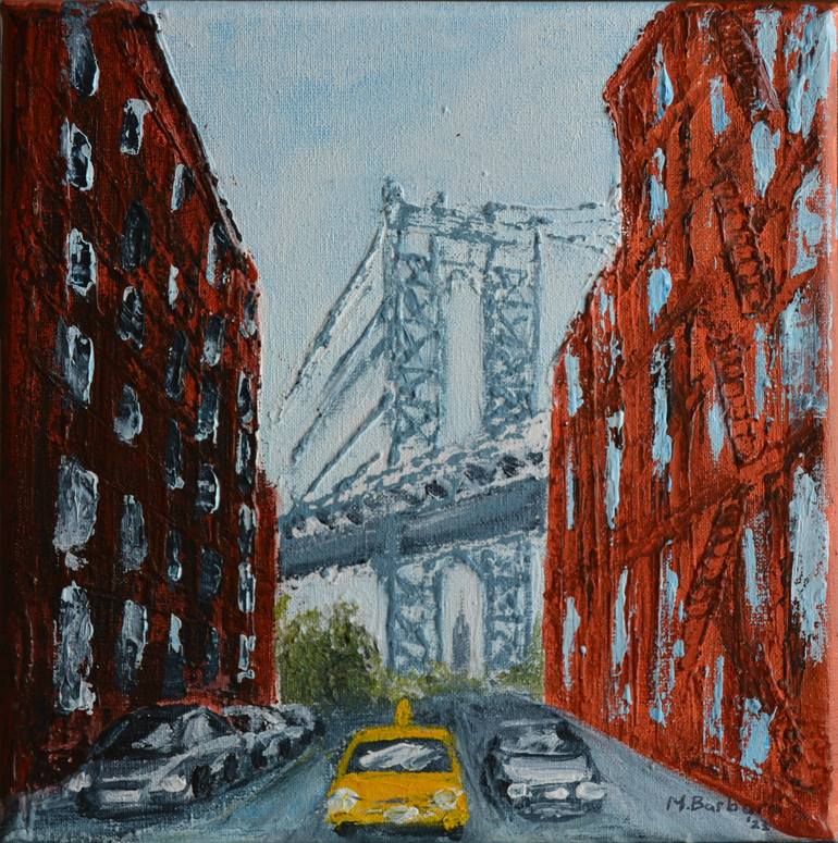 Original Modernism Cities Paintings by Mónica Barbará