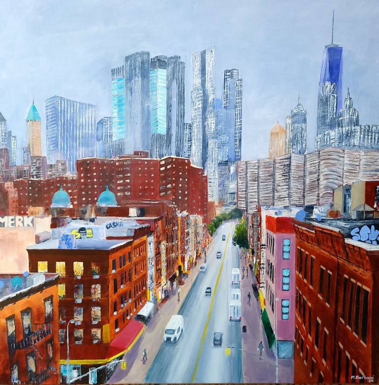 Original Contemporary Cities Paintings by Mónica Barbará