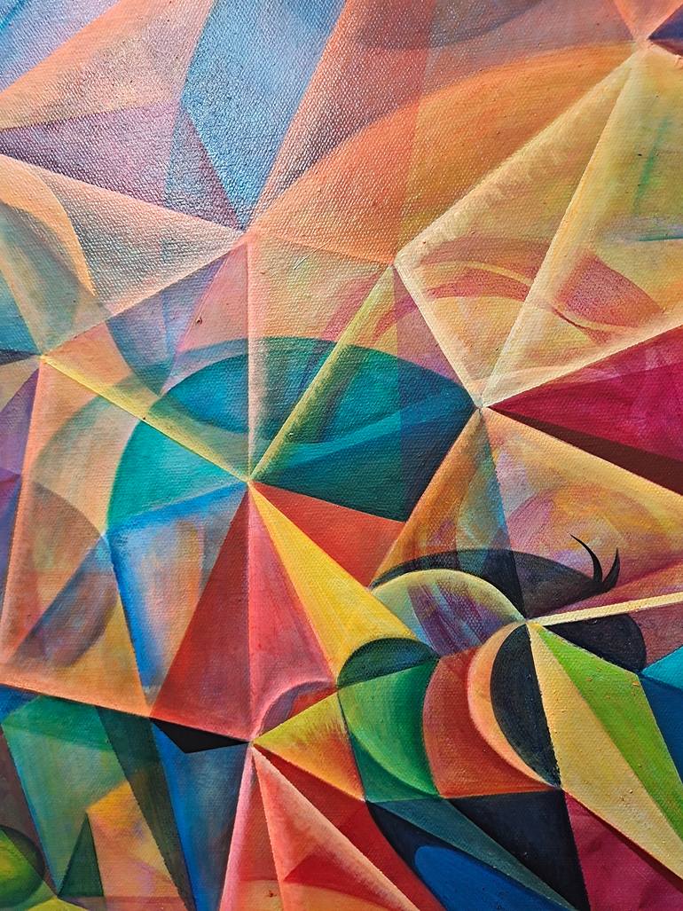 Original Abstract Expressionism Abstract Painting by Da Hong