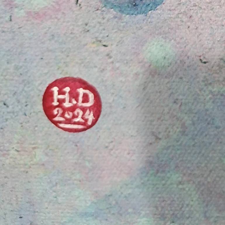 Original Abstract Expressionism Abstract Painting by Da Hong