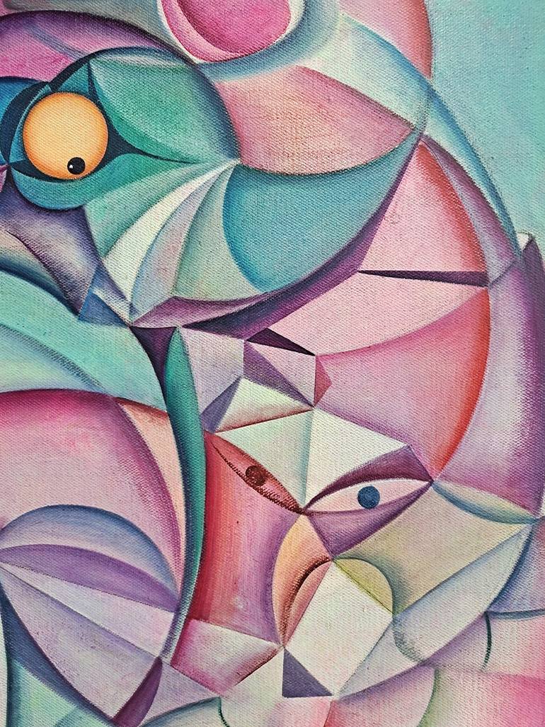Original Figurative Animal Painting by Da Hong