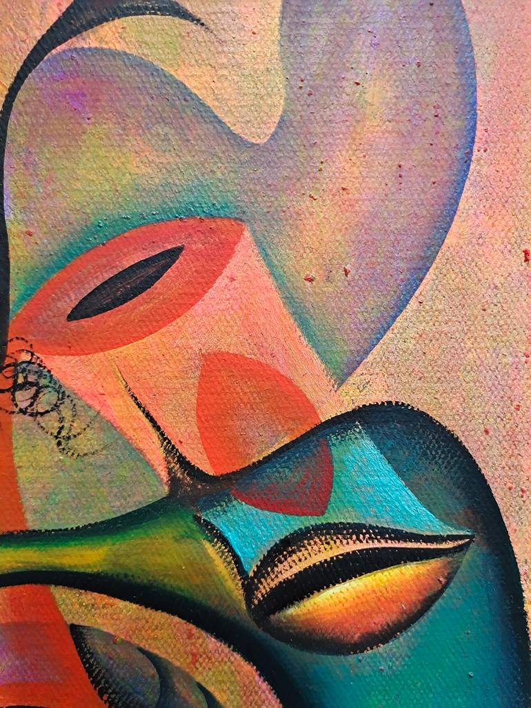 Original Abstract Expressionism Animal Painting by Da Hong