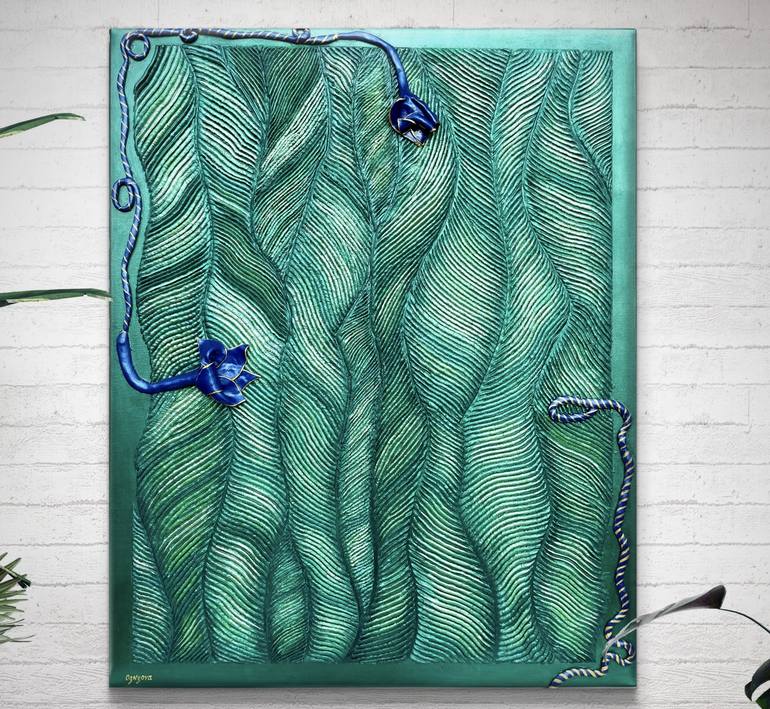 Original Contemporary Abstract Paintings by Oksana Vorobiova