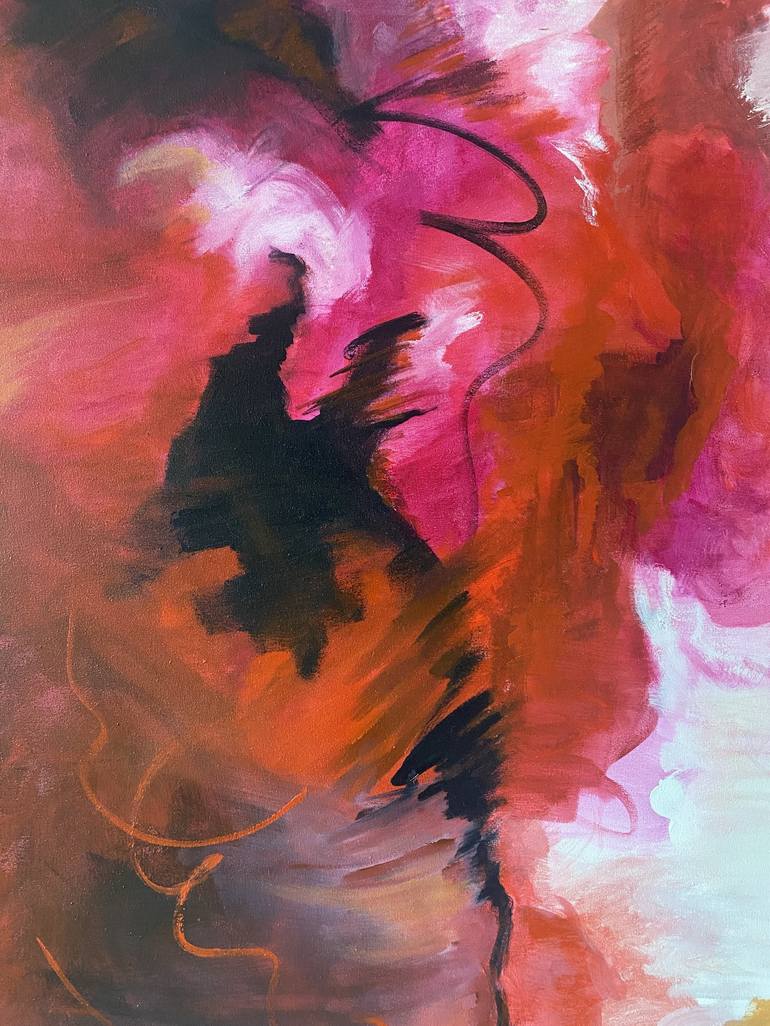 Original Abstract Expressionism Abstract Painting by Wendy Weberink