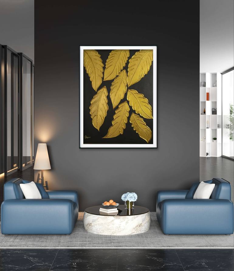 Original Contemporary Botanic Mixed Media by My Arabian Inks