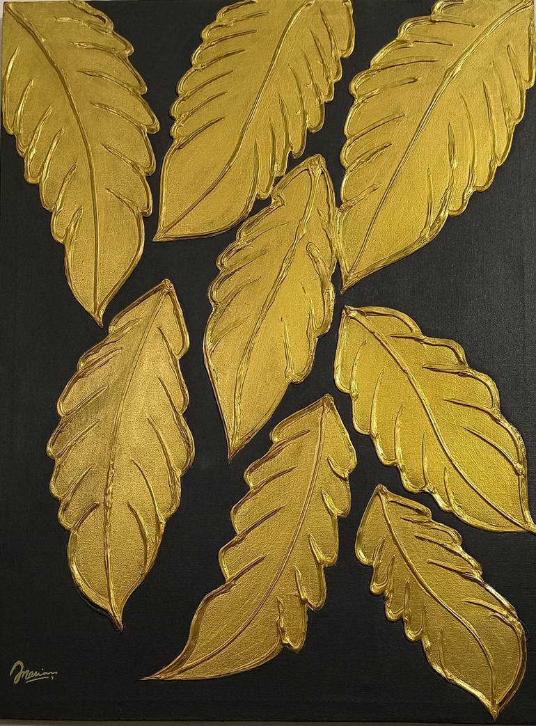 Original Contemporary Botanic Mixed Media by My Arabian Inks