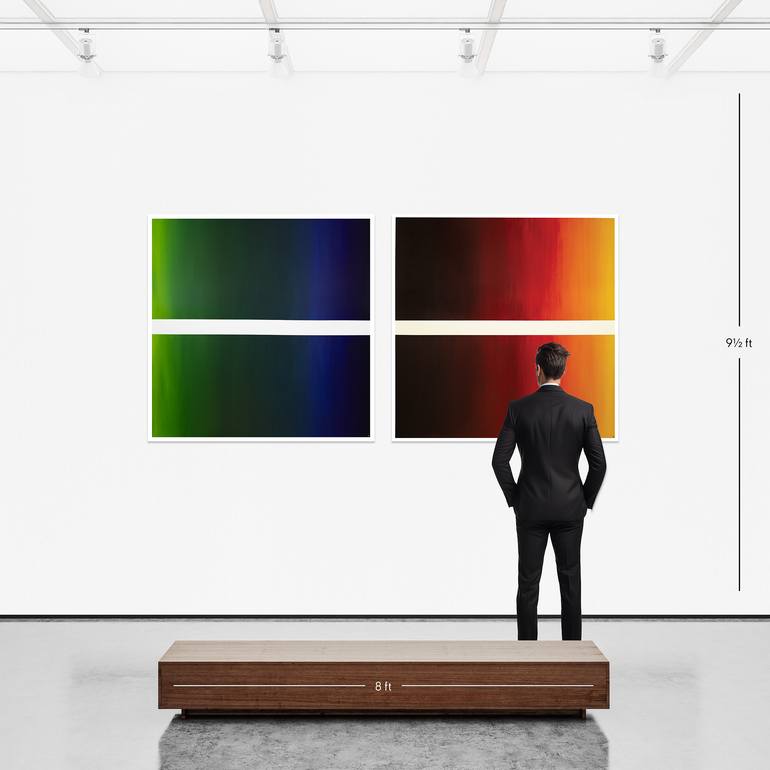 Original Color Field Painting Abstract Painting by Victoria Colt