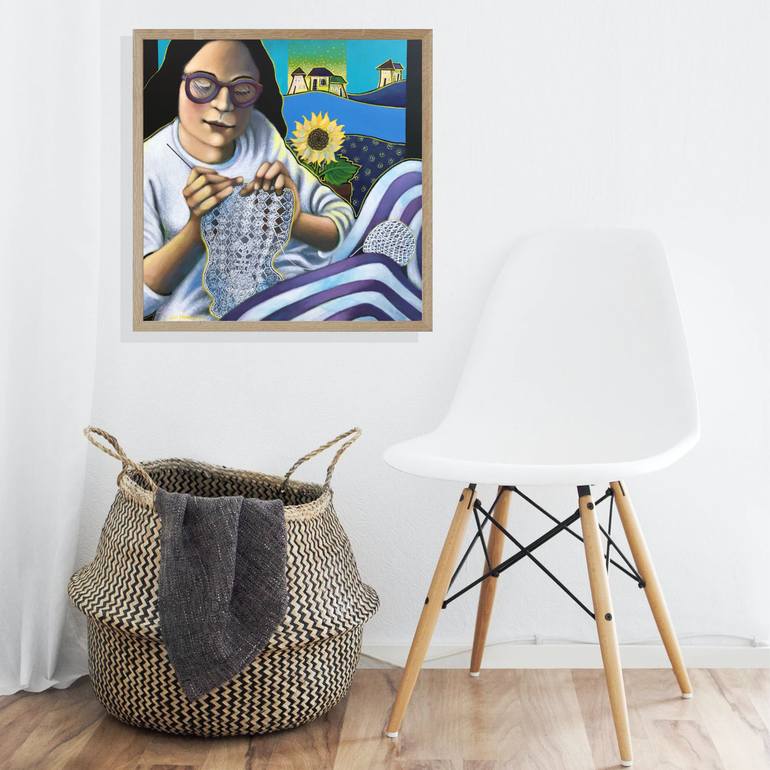 Original Contemporary Rural Life Painting by Diego Mendonça