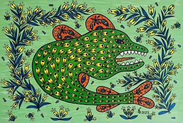 Original Symbolism Animal Paintings by Tania Bond