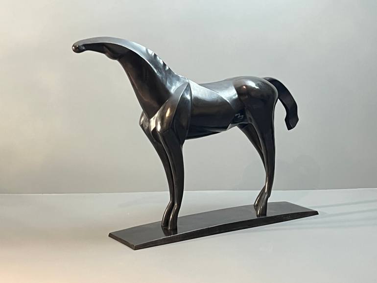 Original Contemporary Horse Sculpture by Aleksander Litvinov