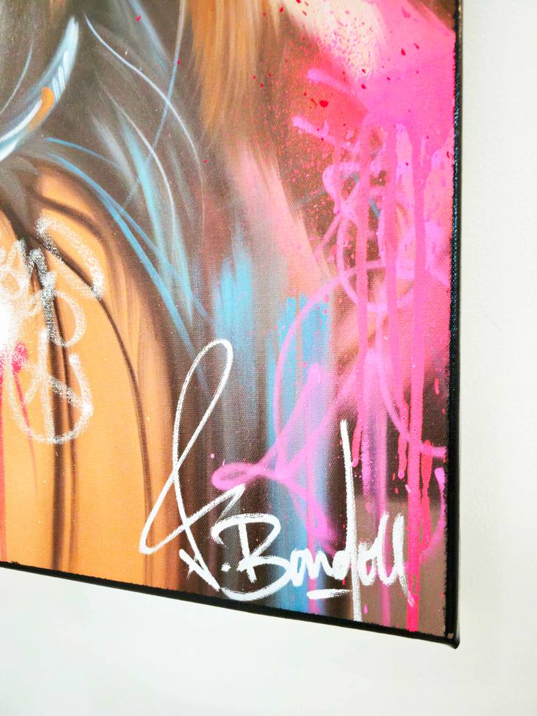 Original Street Art Abstract Painting by Vincent Bardou