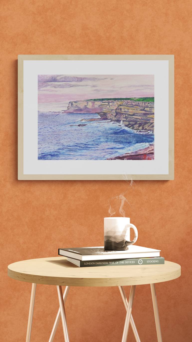 Original Figurative Landscape Painting by Ah Min Leong