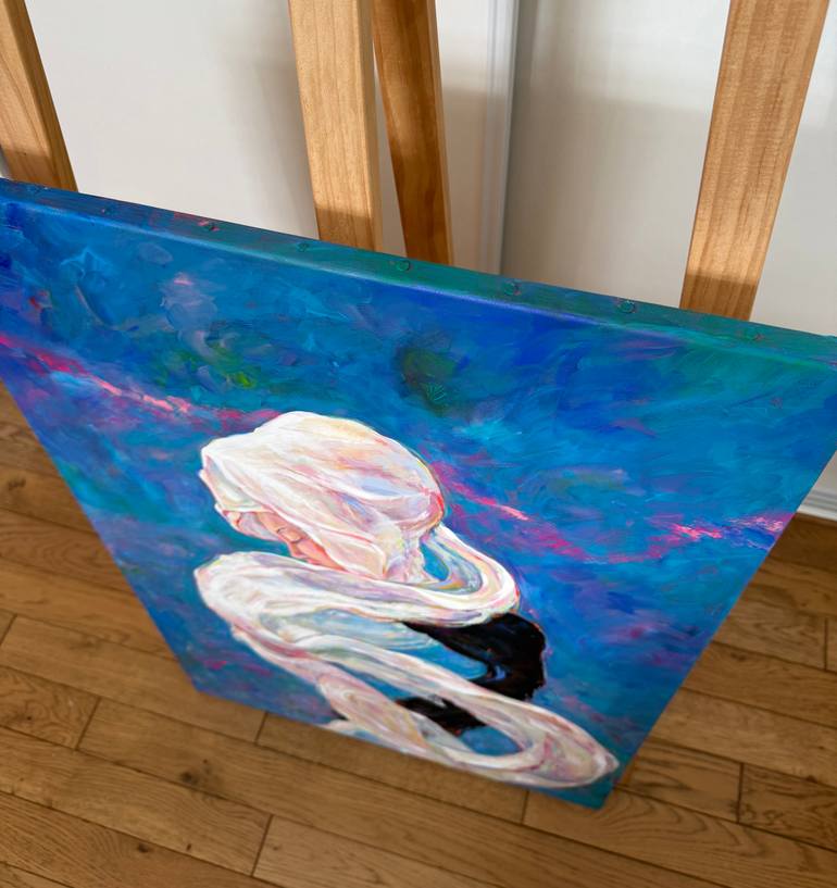 Original Abstract Expressionism People Painting by Marina Mark