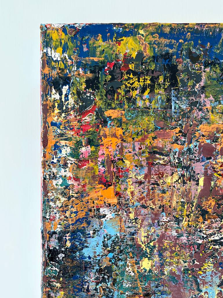 Original Abstract Expressionism Abstract Painting by Yy Chan
