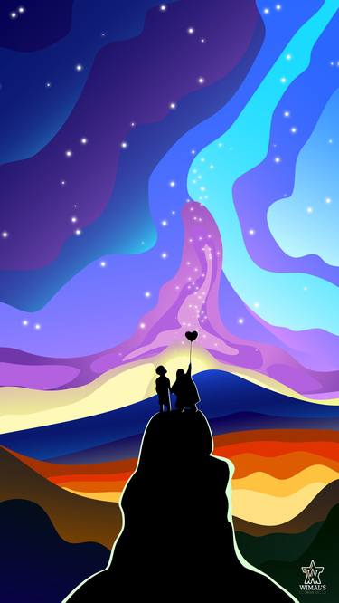 Original Digital Art Love Digital by Wimaldy Akbar