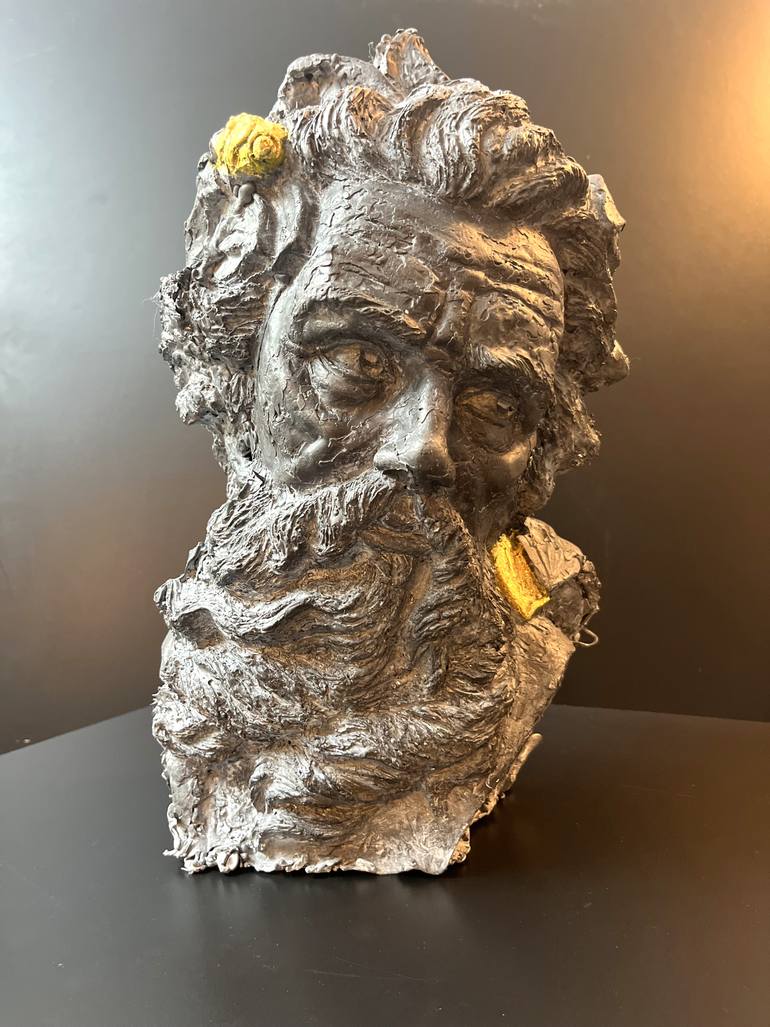 Original Figurative Jesus Sculpture by Jiri Masek