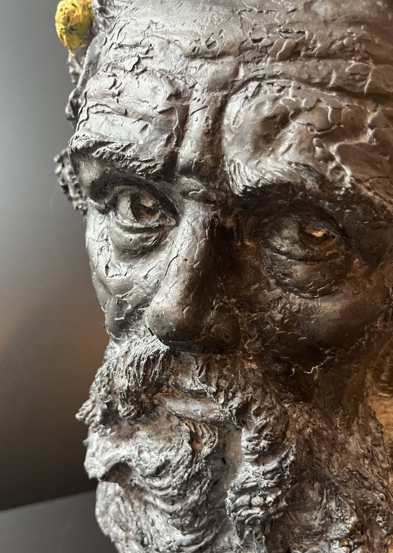 Original Figurative Jesus Sculpture by Jiri Masek