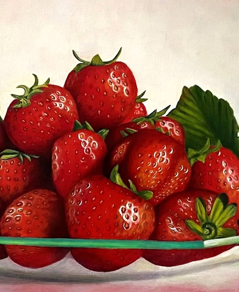 Original Realism Still Life Painting by Lianne Van Der Plaat