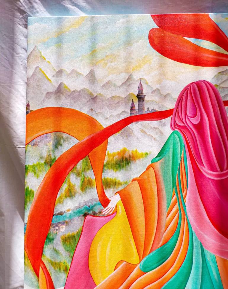 Original Modernism Body Painting by Arshi Rana