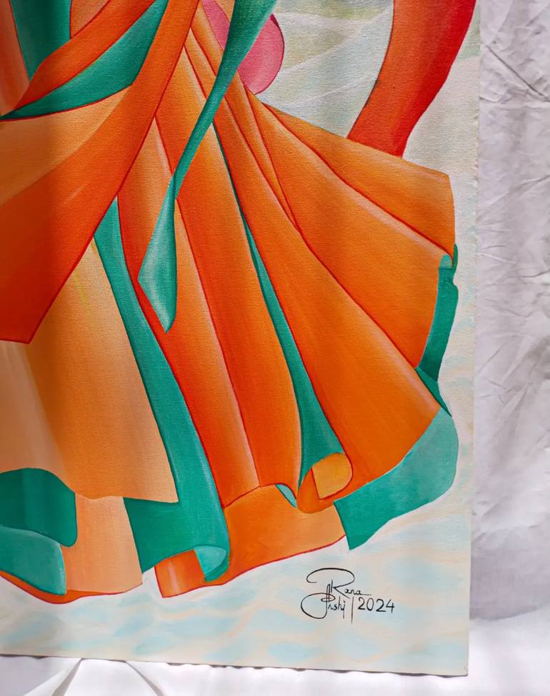 Original Modernism Body Painting by Arshi Rana