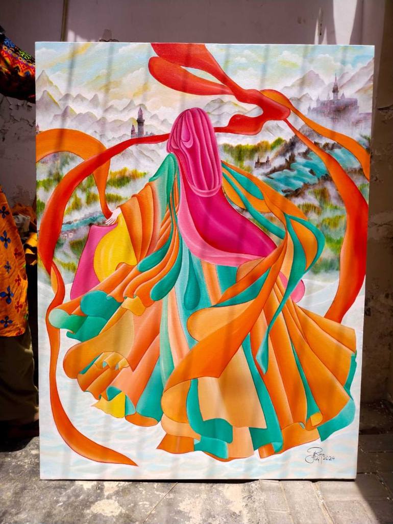 Original Modernism Body Painting by Arshi Rana
