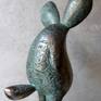 Paprika bronze fox sculpture