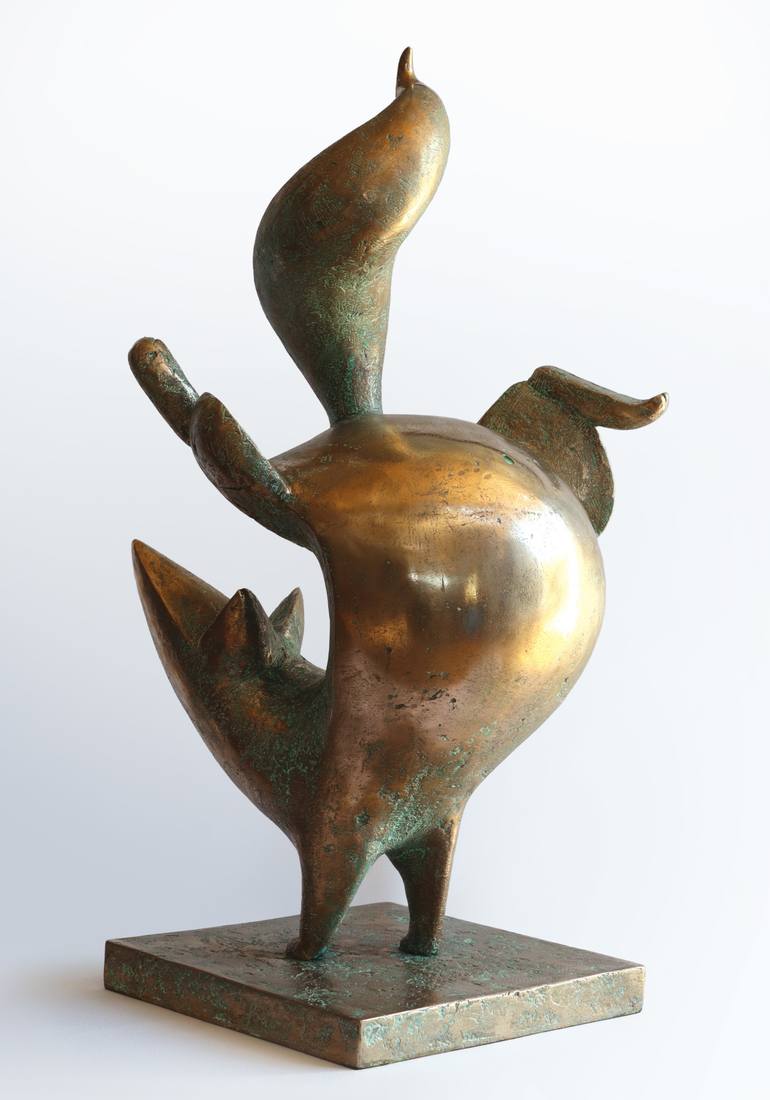Original Figurative Animal Sculpture by Andrew Hofmeyr