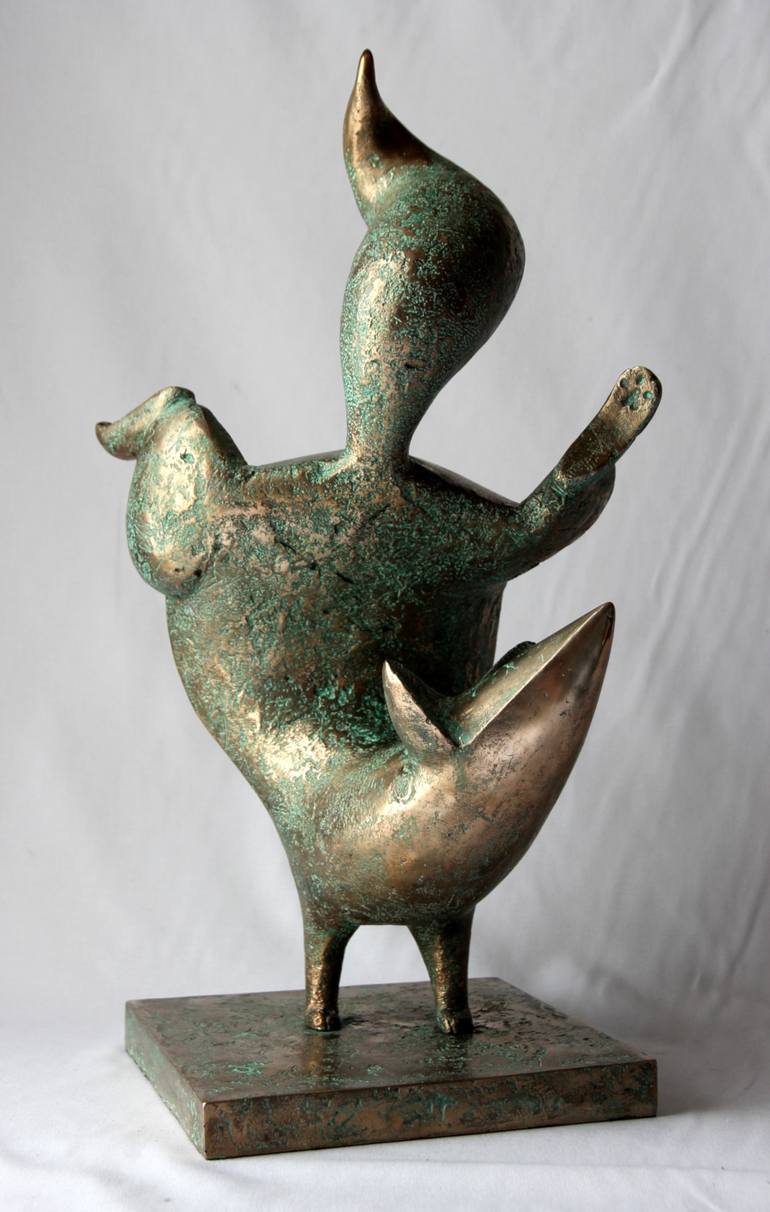 Original Figurative Animal Sculpture by Andrew Hofmeyr