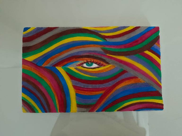 Original Abstract Expressionism Abstract Paintings by Tayyaba Riaz