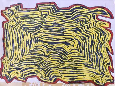 Original Abstract Expressionism Abstract Drawings by Della Antony