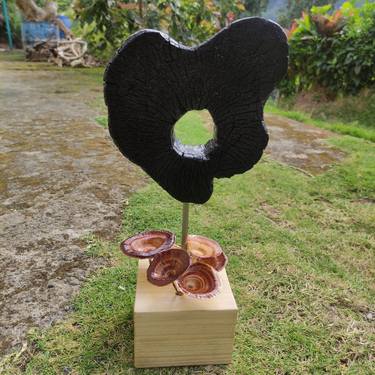 Original Abstract Love Sculpture by Had Gaf