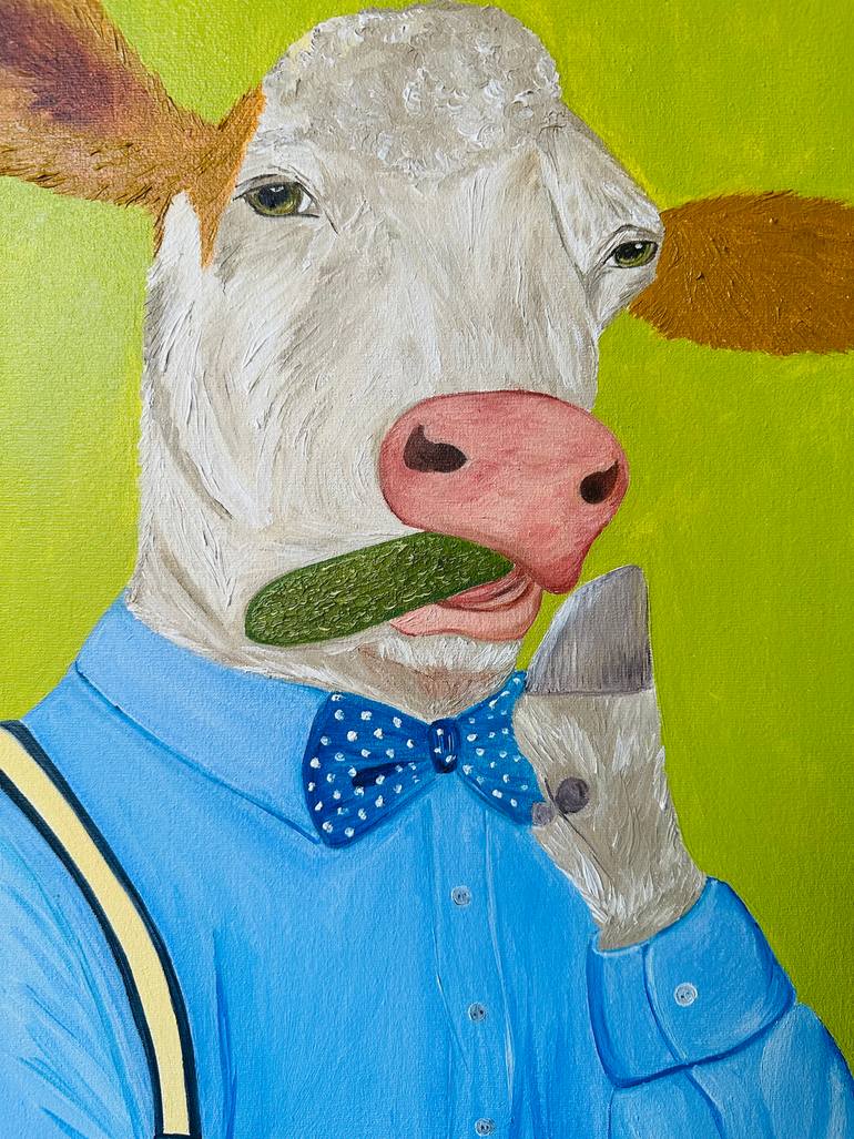 Original Pop Art Animal Painting by Maryna Korolchuk