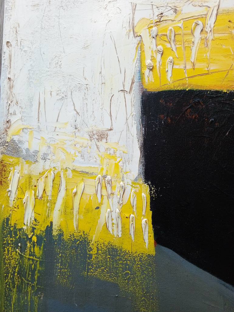 Original Algorithmic Abstract Painting by Elaine Wrogemann