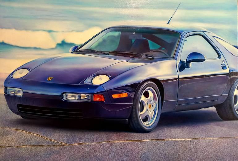 Original Contemporary Transportation Paintings by Sergio Rivera Martínez